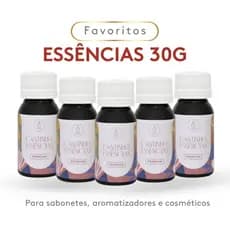 Essências 30g a base de Óleo - Linha Premium. Para Aromatizador de Ambiente, Home Spray, Sabonetes e Cosméticos.