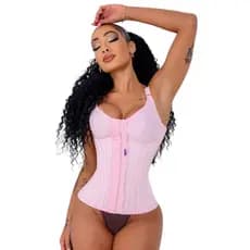 Cinta Modeladora Corset Luxury Busto Pré Moldado Alta Costura Redutora de Medidas