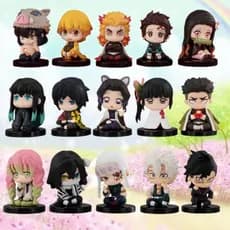 Demon Kimetsu No Yaiba Tanjirou Nezuko Action Figura  Boneco De Anime Brinquedo