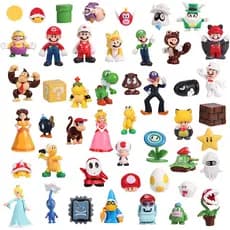 Super Luigi Bros Números De Ação Anime Pvc Bonecas De Brinquedo Infantil
