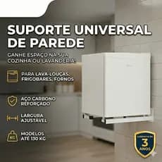 SUPORTE DE FERRO FIXO DE PARADE FIXO OU REGULAVEL PARA LAVA-LOUÇAS, FRIGOBARES, ADEGAS ENTRE OUTROS EM PROMOCAO