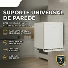 SUPORTE PARA LAVA-LOUÇAS, FRIGOBARES, ADEGAS, CHAPAS,  MINI GELADEIRAS DE FERRO FIXO OU REGULAVEL - DE PARADE
