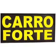 Emborrachado Carro Forte Para Identificação Preto/Amarelo