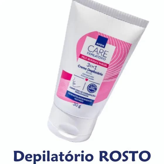 KIT 2 Cremes Depilatòrios para o Rosto Avon Care 30gr