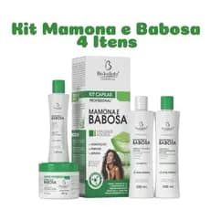 Kit Capilar Mamona e Babosa Bio Instinto 4 Itens