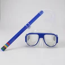 Kit Mergulho Snorkel Óculos Infantil Ajuste Máscara Piscina Praia Férias