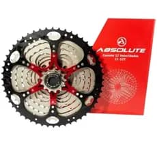 Cassete Bike MTB Absolute Prime 12 velocidades 11-46-52 dentes K7 Padrão Shimano