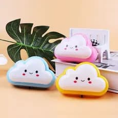 Mini Luminária Luz Led Infantil Nuvem Abajur de Tomada Led Infantil Colorida Quarto Bebê Noturna