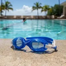 Óculos Natação Speedo Jr Olympic Infantil 4 a 12 anos Antiembaçante Proteção UV