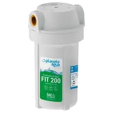 Purificador de Água FIT 200 Rosca Metal 1/2" com Refil PA 200 CarvãoAtivadoPOU Planeta Água Torneira