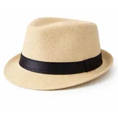 CHAPEU MASCULINO PANAMA MALANDRO COM FITA