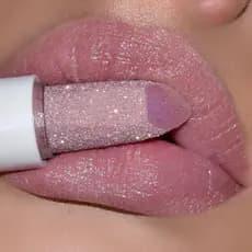Batom Glitter Matte Mudança De Temperatura Impermeável Diamantes De Longa Duração Não Bastão Vermelho Rosa Maquiagem Cosmético