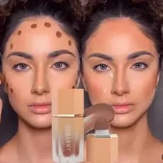 Bronzer Sponge Stick Esponja Natural Foundation Matte Cosméticos De Beleza De Destaque De Longa Duração