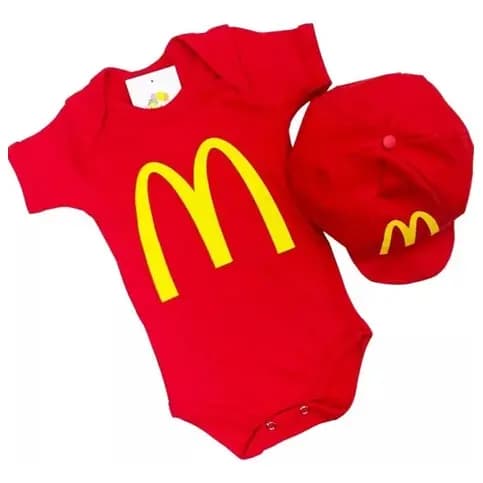 Body Boina Mc Donald Menina / Menino Temático SMASH THE cake