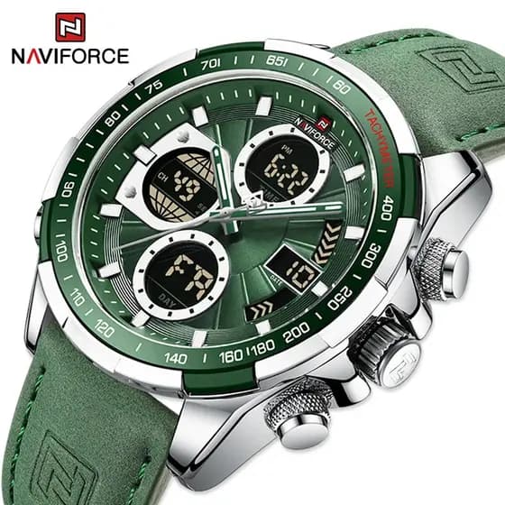 NAVIFORCE Moda Relógios Militares Para Homens Luxo Original Digital Sport Cronógrafo ​ Relógio De Pulso De Quartzo À Pro
