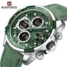 NAVIFORCE Moda Relógios Militares Para Homens Luxo Original Digital Sport Cronógrafo ​ Relógio De Pulso De Quartzo À Pro