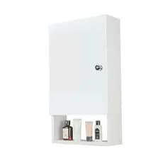 Armário para Banheiro Lavabo Nilo Branco 34cm