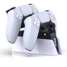 Carregador Duplo De Segurança Com Controlador Para PS5 DualSense