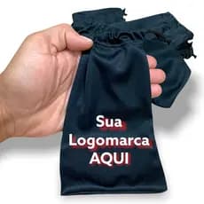 100 Saquinhos Capinhas Para Óculos de Sol Personalizado Logomarca Celular Acessórios Grau ótica