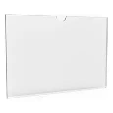 Display Acrílico A4 Porta Folha 30x21cm Expositor Horizontal Parede