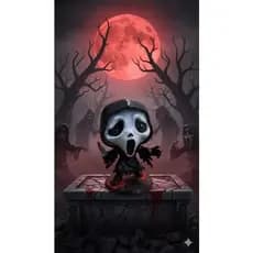 Boneco GhostFace Panico! - Personagem Clássico em Miniatura