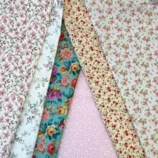 Tecido Tricoline 100% Algodão 50cm x 1,40m Várias Estampas Floral Infantil