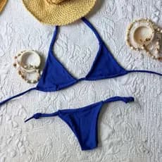 Biquíni de Fita Fininho de Amarração para Bronzeado - Moda Praia - Hot Paint 85