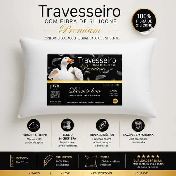 Travesseiro Antialérgico Extra Macio!!