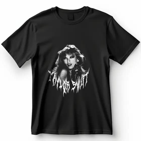 Camiseta Taylor-Swift-Estampa Blusa Camisa de 100% Algodão