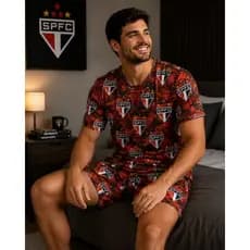PIJAMA MASCULINO TIME SÃO PAULO