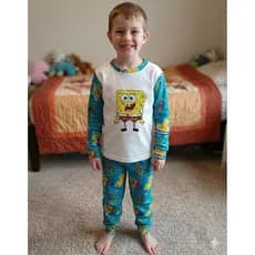 PIJAMA INFANTIL MASCULINO INVERNO BOBISPONJA