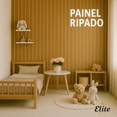 Ripado Freijó Revestimento MDF 45 x 11 Autocolante Painel Fácil Aplicação - Envio Full