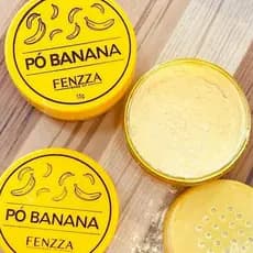 Pó Banana Fenzza 15g – Efeito Matte, Selador de Maquiagem, Controle de Oleosidade