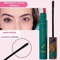 Máscara para Cílios Ruby Rose - Trópico com Aplicador para Definição e Alongamento.