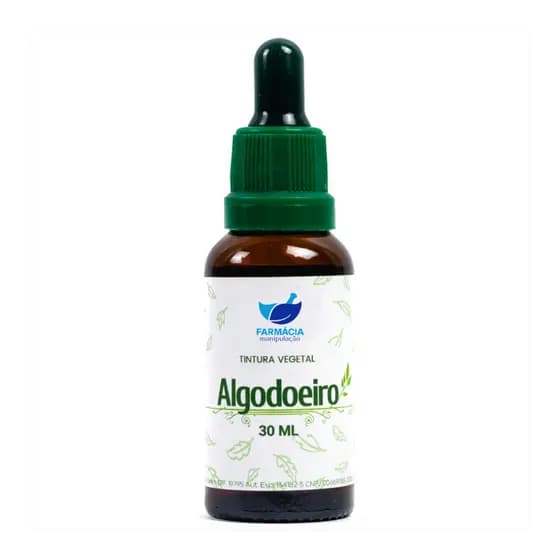 Tintura de Algodoeiro - 30 ML e 100 ML