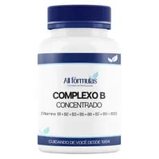 Complexo B - Vitamina B1, B2, B3, B5, B6, B7, B9, B12 - 60, 120, 180 Cápsulas