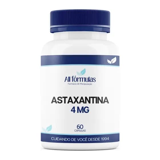 Astaxantina 4mg - 60 Cápsulas - Legítima