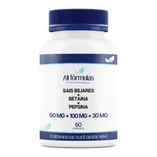 Sais Biliares + Enzimas Digestivas - 60 Cápsulas