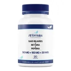Sais Biliares + Enzimas Digestivas - 120 Cápsulas
