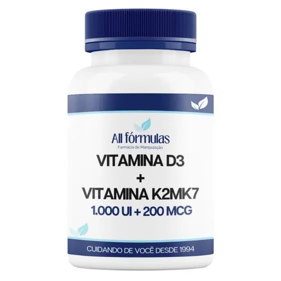 Vitamina D3 1.000 UI + Vitamina K2mK7 200 MCG