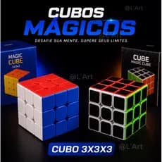 Cubo Mágico Profissional 3x3x3 Original Speed Gold  Edition