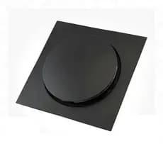 Ralo click Inox 10x10 Preto Fosco