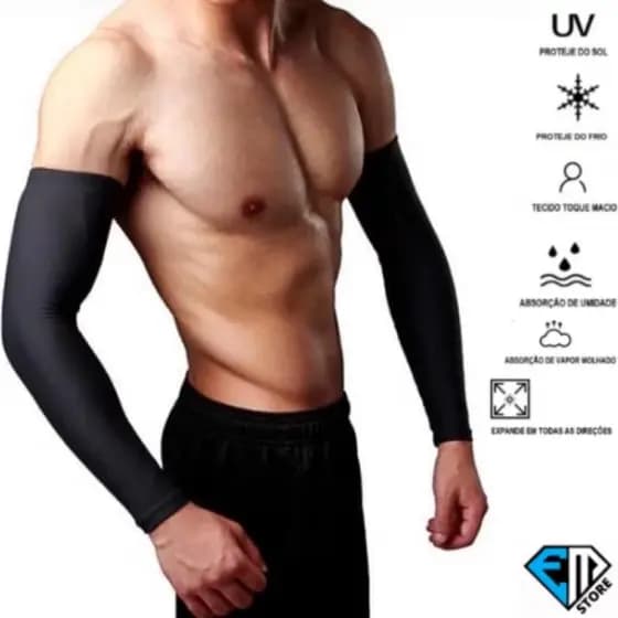 Manguito Proteção UV50 Para Ciclistas/ Motoqueiro/ Mangote/ Proteção sol