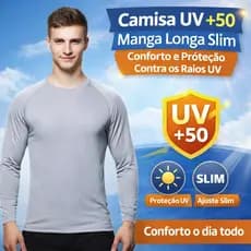 Camisa Térmica UV Slim com Proteção Solar FPS 50+ | Unissex