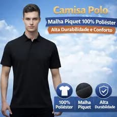 Camisa Masculina Gola Polo Piquet Premium