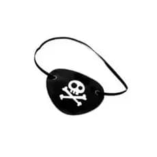 10/20 Tapa Olho Pirata Para Fantasia - Carnaval - Halloween MT