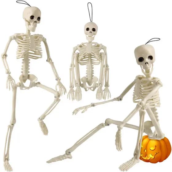 Esqueleto Corpo Humano 40 Cm Caveira Festa e Decoração Halloween