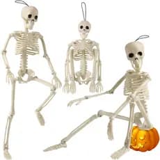 Esqueleto Corpo Humano 40 Cm Caveira Festa e Decoração Halloween