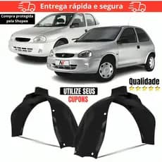 Par/ Un Parabarro Dianteiro Corsa Classic 95 96 97 98 99 2000 á 2010 ASA URUBU MORCEGAO FORRO RODA BATE PEDRA