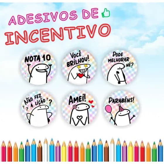 150 Adesivos Vinil De Frase Incentivo Aluno | Professor | Filho - Etiqueta De Incentivo